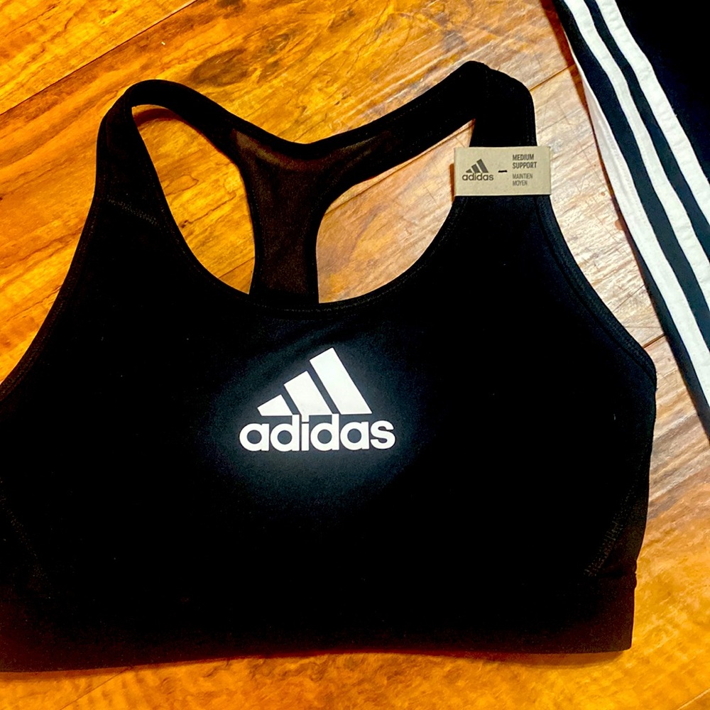 New Adidas Don't Rest Alphaskin Black Bra